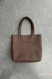 Bolso Tote Cuero Liso