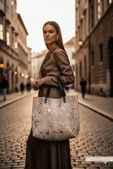 Bolso Tote Cuero Pelaje Natural