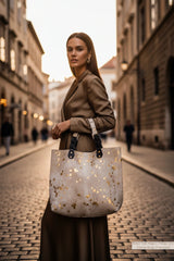 Bolso Tote Cuero Pelaje Natural